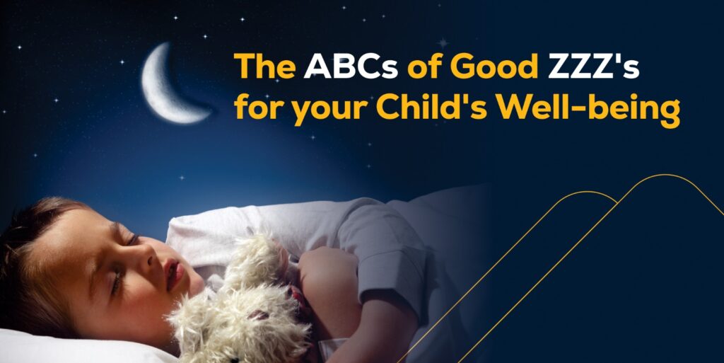 Sleep is child's well being